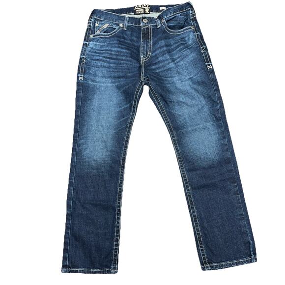 Ariat M8 Modern Jason Straight Slim Leg Men’s Jeans 34x30 New No Tags 10061740 - Picture 1 of 12